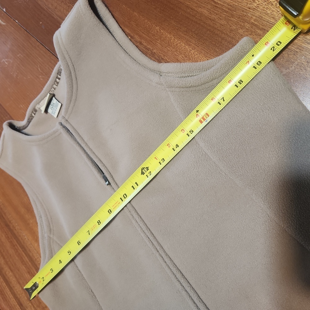 L.L.BEAN FLEECE VEST MEDIUM - Picture 7 of 9